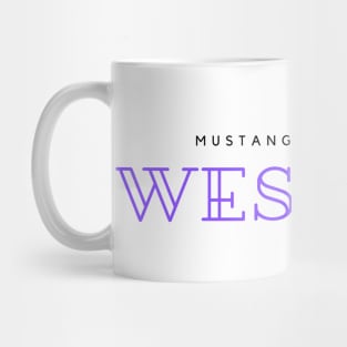 Mustangs Live Here Mug